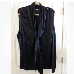 Soft Surroundings Midnight Blue Gathered Top